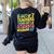 Teacher Overuse 67 Teacher Women's Sweatshirt Back Print Black Teacher Overuse 67 Teacher Women's Sweatshirt Back Print Black