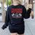 Teacher Pit Crew Race Car Driver Costume Men Women Kids Women's Sweatshirt Back Print Black Teacher Pit Crew Race Car Driver Costume Men Women Kids Women's Sweatshirt Back Print Black