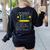 Teacher Power Of Yet Cant Do This Inspirational Women Men Women's Sweatshirt Back Print Black