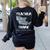 Teacher Shark Shirt Christmas Idea For Him Her Women's Sweatshirt Back Print Black