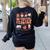 Teacher Thanksgiving Shirt Women One Thankful Teacher Fall Women's Sweatshirt Back Print Black