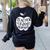 Teacher Of Tiny Humans Preschool Kindergarten Teacher Women's Sweatshirt Back Print Black Teacher Of Tiny Humans Preschool Kindergarten Teacher Women's Sweatshirt Back Print Black