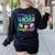 Im A Teacher Whats Your Superpower Teaching Professional Women's Sweatshirt Back Print Black Im A Teacher Whats Your Superpower Teaching Professional Women's Sweatshirt Back Print Black