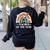 Teacher Of The Year Best Teacher Ever Men Women Women's Sweatshirt Back Print Black Teacher Of The Year Best Teacher Ever Men Women Women's Sweatshirt Back Print Black
