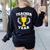 Teacher Of The Year For Men Women Women's Sweatshirt Back Print Black