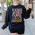 Teachers Are Just Superheroes In Disguise Back To School Women's Sweatshirt Back Print Black Teachers Are Just Superheroes In Disguise Back To School Women's Sweatshirt Back Print Black