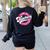 Come On Teachers Let's Go Teach Pink Back To School For Men Women Women's Sweatshirt Back Print Black Come On Teachers Let's Go Teach Pink Back To School For Men Women Women's Sweatshirt Back Print Black