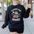 Teachers Love Brains Shirt Men Women Teacher Halloween Women's Sweatshirt Back Print Black
