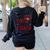 Teachers Oh What Fun It Is To Teach Cute Red Plaid Reindeer Women's Sweatshirt Back Print Black Teachers Oh What Fun It Is To Teach Cute Red Plaid Reindeer Women's Sweatshirt Back Print Black