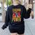 Teaching Is My Super Power Superhero Teacher Women's Sweatshirt Back Print Black Teaching Is My Super Power Superhero Teacher Women's Sweatshirt Back Print Black
