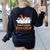 Team 5th Grade Boo Crew Halloween Teacher Student Costume Women's Sweatshirt Back Print Black Team 5th Grade Boo Crew Halloween Teacher Student Costume Women's Sweatshirt Back Print Black