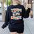 Team 5th Grade Building Blocks Bricks Theme Teacher Team For Men Women Kids Women's Sweatshirt Back Print Black Team 5th Grade Building Blocks Bricks Theme Teacher Team For Men Women Kids Women's Sweatshirt Back Print Black
