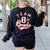 Team 8th Grade Eighth For Teacher Or Students For Men Women Girls Kids Women's Sweatshirt Back Print Black