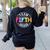 Team Fifth Grade Teacher Back To School 5th Grade Squad Kids Women's Sweatshirt Back Print Black