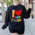 Teens Graduation I Heart My Teachers I Love My Teachers Women's Sweatshirt Back Print Black Teens Graduation I Heart My Teachers I Love My Teachers Women's Sweatshirt Back Print Black