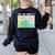 Tell Me About It Speech Language Pathology AAC Sped Teacher Women's Sweatshirt Back Print Black Tell Me About It Speech Language Pathology AAC Sped Teacher Women's Sweatshirt Back Print Black