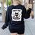 Test Day Stressed Cat Teacher Student Kids Testing Day Women's Sweatshirt Back Print Black Test Day Stressed Cat Teacher Student Kids Testing Day Women's Sweatshirt Back Print Black