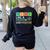 Think Like A Proton Stay Positive Science Teacher Women's Sweatshirt Back Print Black Think Like A Proton Stay Positive Science Teacher Women's Sweatshirt Back Print Black
