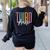 Third Grade Girls Boys Teacher Team 3rd Grade Squad Women's Sweatshirt Back Print Black Third Grade Girls Boys Teacher Team 3rd Grade Squad Women's Sweatshirt Back Print Black