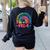 Tie Dye Prek Teacher Rainbow Preschool Back To School Girl Women's Sweatshirt Back Print Black Tie Dye Prek Teacher Rainbow Preschool Back To School Girl Women's Sweatshirt Back Print Black