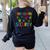 Tiny Human Security Preschool Childcare Teacher Babysitters Women's Sweatshirt Back Print Black Tiny Human Security Preschool Childcare Teacher Babysitters Women's Sweatshirt Back Print Black