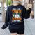 This Is My Tired Teacher Costume Halloween Costumes Women's Sweatshirt Back Print Black