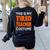 This Is My Tired Teacher Costume Quick Easy Lazy Halloween For Men Women Women's Sweatshirt Back Print Black