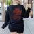 Tired Teachers Club Women's Sweatshirt Back Print Black