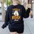 Toddler Boo Crew Babysitters Daycare Teacher Halloween Party Women's Sweatshirt Back Print Black Toddler Boo Crew Babysitters Daycare Teacher Halloween Party Women's Sweatshirt Back Print Black