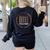 History Teacher Teach Love African American Men Women Women's Sweatshirt Back Print Black