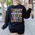 Tough Enough To Be a Paraprofessional Groovy Sped Teacher Women's Sweatshirt Back Print Black Tough Enough To Be a Paraprofessional Groovy Sped Teacher Women's Sweatshirt Back Print Black