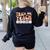 Trick Or Teach With Symbols Special Education Teacher Spooky Women's Sweatshirt Back Print Black Trick Or Teach With Symbols Special Education Teacher Spooky Women's Sweatshirt Back Print Black