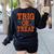 Trig Or Treat Trigonometry Math Teacher Halloween Women's Sweatshirt Back Print Black Trig Or Treat Trigonometry Math Teacher Halloween Women's Sweatshirt Back Print Black