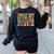Twin Day Friends Teacher Twinning With My Bestie Matching Women's Sweatshirt Back Print Black Twin Day Friends Teacher Twinning With My Bestie Matching Women's Sweatshirt Back Print Black