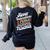 Never Underestimate a Public School Teacher Public Education Women's Sweatshirt Back Print Black Never Underestimate a Public School Teacher Public Education Women's Sweatshirt Back Print Black