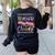 Never Underestimate A Teacher Does All Things Through Christ For Men Women Women's Sweatshirt Back Print Black Never Underestimate A Teacher Does All Things Through Christ For Men Women Women's Sweatshirt Back Print Black