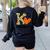 Unity Day K Is For Kindness Anti Bullying Orange Teacher Men Women Kids Women's Sweatshirt Back Print Black Unity Day K Is For Kindness Anti Bullying Orange Teacher Men Women Kids Women's Sweatshirt Back Print Black