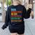 Vintage Bruh We Back No Cap Bruh We'Re Back Student Teacher Women's Sweatshirt Back Print Black Vintage Bruh We Back No Cap Bruh We'Re Back Student Teacher Women's Sweatshirt Back Print Black