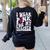 I Wear Pink For My Teacher Breast Cancer Awareness Support Men Women Women's Sweatshirt Back Print Black