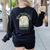 Weird Teachers Build Character- Teacher's Day Women's Sweatshirt Back Print Black