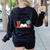 When I Grow Up I Want To Be Teacher Kids Women's Sweatshirt Back Print Black When I Grow Up I Want To Be Teacher Kids Women's Sweatshirt Back Print Black