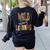 Wild About Learning Teacher Back To School Teaching Women's Sweatshirt Back Print Black Wild About Learning Teacher Back To School Teaching Women's Sweatshirt Back Print Black