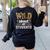 Wild About My Students School Teachers And Students Women's Sweatshirt Back Print Black Wild About My Students School Teachers And Students Women's Sweatshirt Back Print Black