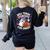 Will Trade Students For Candy Halloween Teacher Women's Sweatshirt Back Print Black
