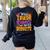 Will Trade Students For Donuts Halloween Teacher Women's Sweatshirt Back Print Black Will Trade Students For Donuts Halloween Teacher Women's Sweatshirt Back Print Black