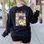 Women Halloween The Teacher Tour Ghosts Pencil Pumpkins Women's Sweatshirt Back Print Black Women Halloween The Teacher Tour Ghosts Pencil Pumpkins Women's Sweatshirt Back Print Black