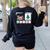 I Am Working For Christmas Break Special Education Teacher Women's Sweatshirt Back Print Black