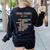 World History Classroom Social Studies History Teacher Women's Sweatshirt Back Print Black