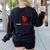 Y'All Gonna Make Me Lose My Mind Up Here Teacher Women's Sweatshirt Back Print Black Y'All Gonna Make Me Lose My Mind Up Here Teacher Women's Sweatshirt Back Print Black