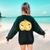 The Cool Bean Good Egg Teacher Halloween Costume Food Group Women's Sweatshirt Back Print Forest Green The Cool Bean Good Egg Teacher Halloween Costume Food Group Women's Sweatshirt Back Print Forest Green